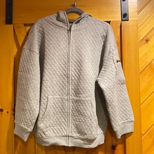 New Beautiful Kori quilted hoodie with full zipper